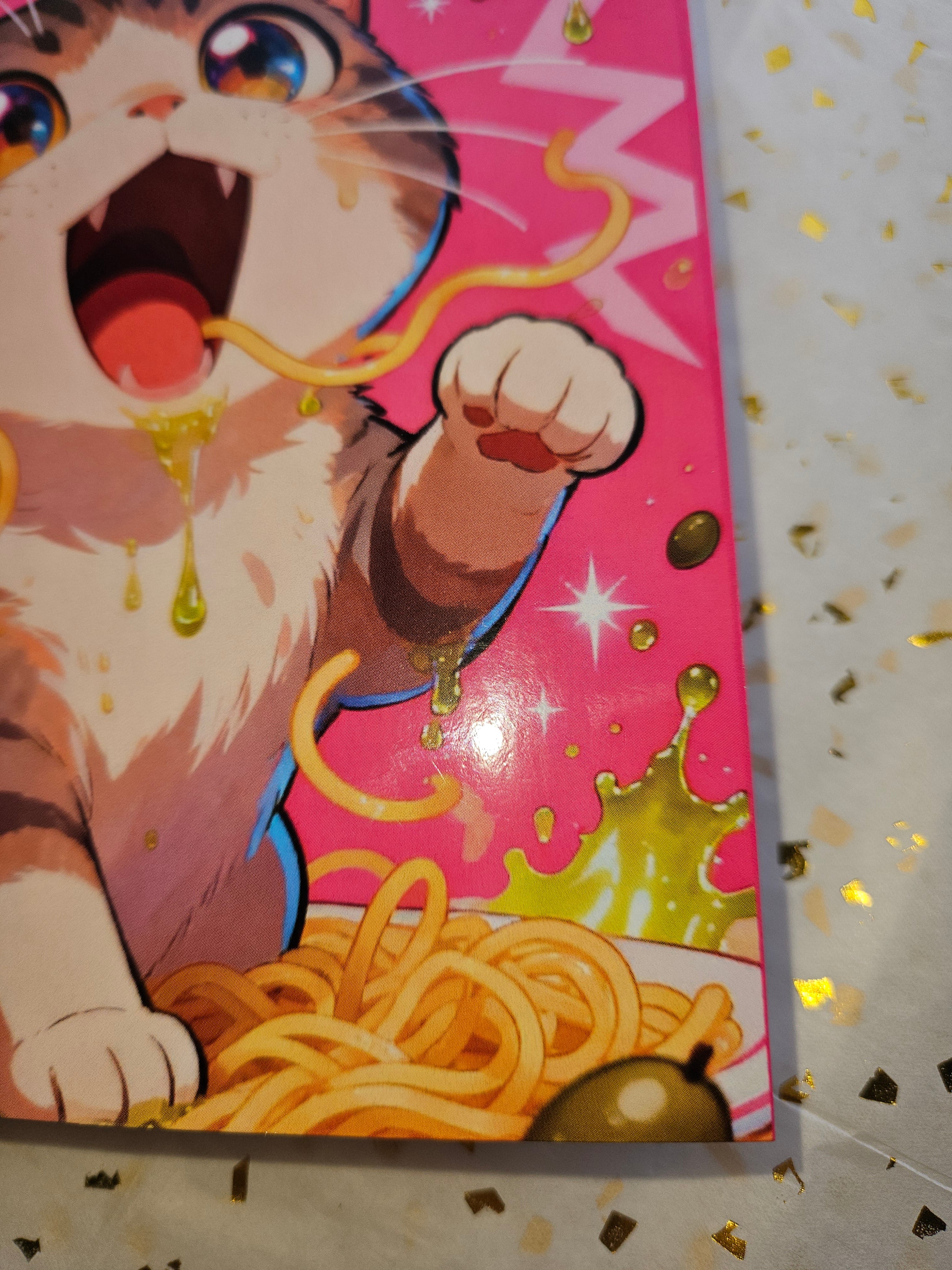 MiMiMi Cute Pink Kawaii Cat Notebook  (5.5×8.5)